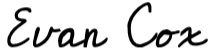 Evan Cox signature